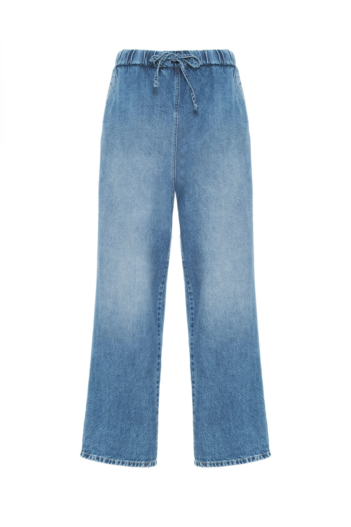 PANTALONI IN DENIM CON COULISSE