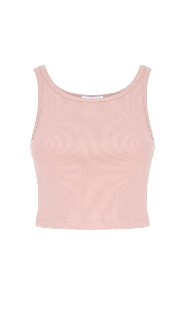 TOP CON SCOLLO ALL'AMERICANA