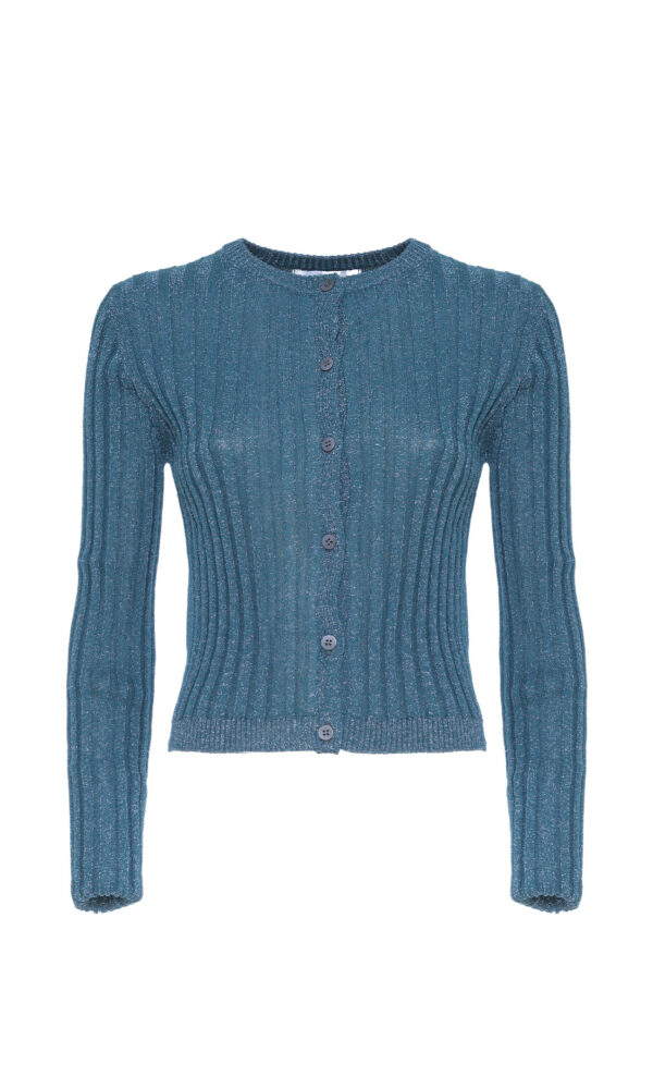 CARDIGAN A COSTINE IN LUREX