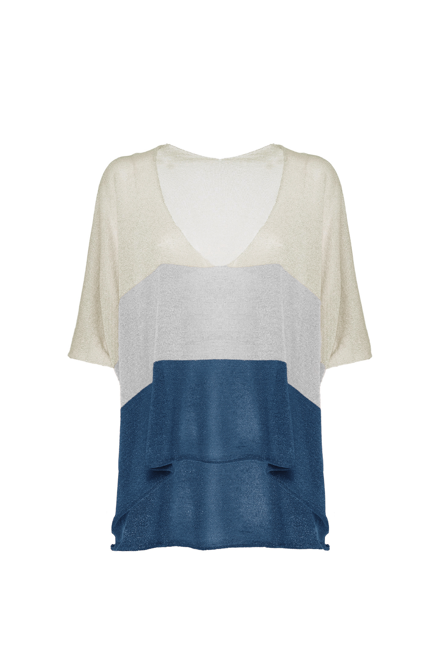 MAGLIA OVERSIZE COLOR-BLOCK - immagine 3