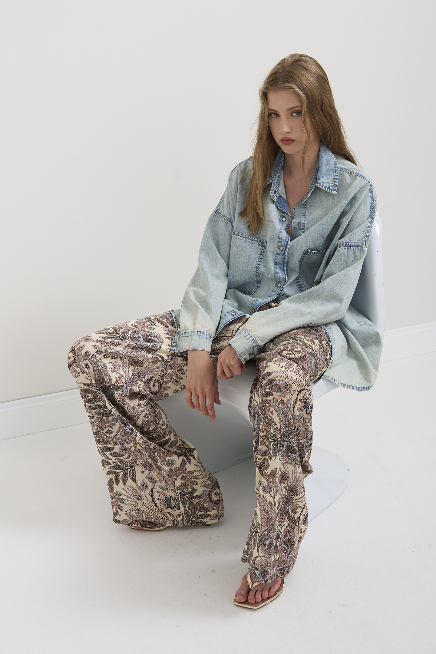 CAMICIA OVER IN DENIM - immagine 3