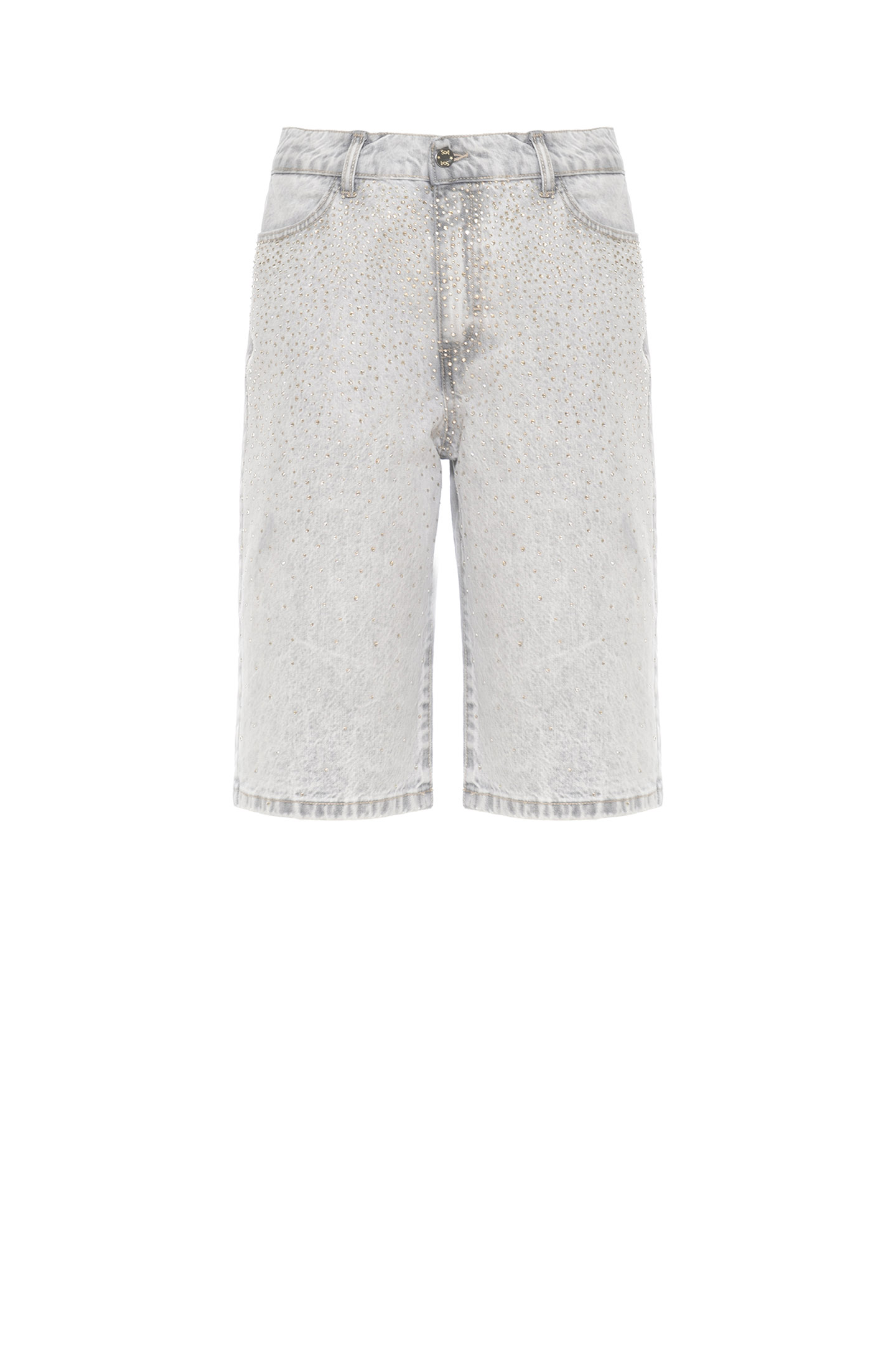 BERMUDA IN DENIM CON STRASS