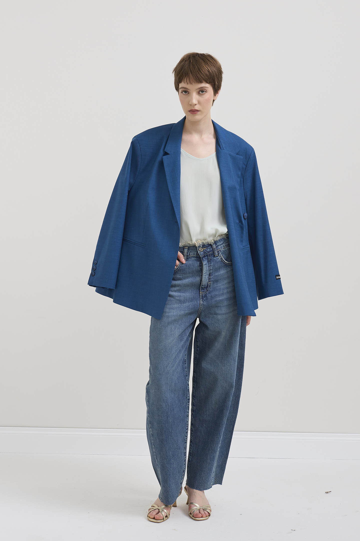 JEANS BARREL A VITA ALTA - immagine 3