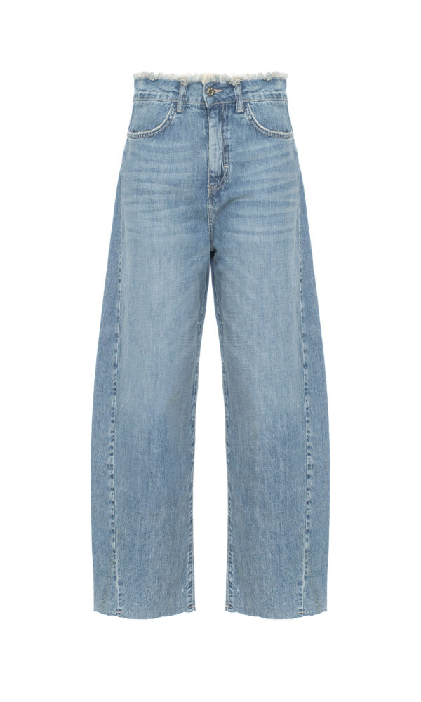 JEANS BARREL A VITA ALTA