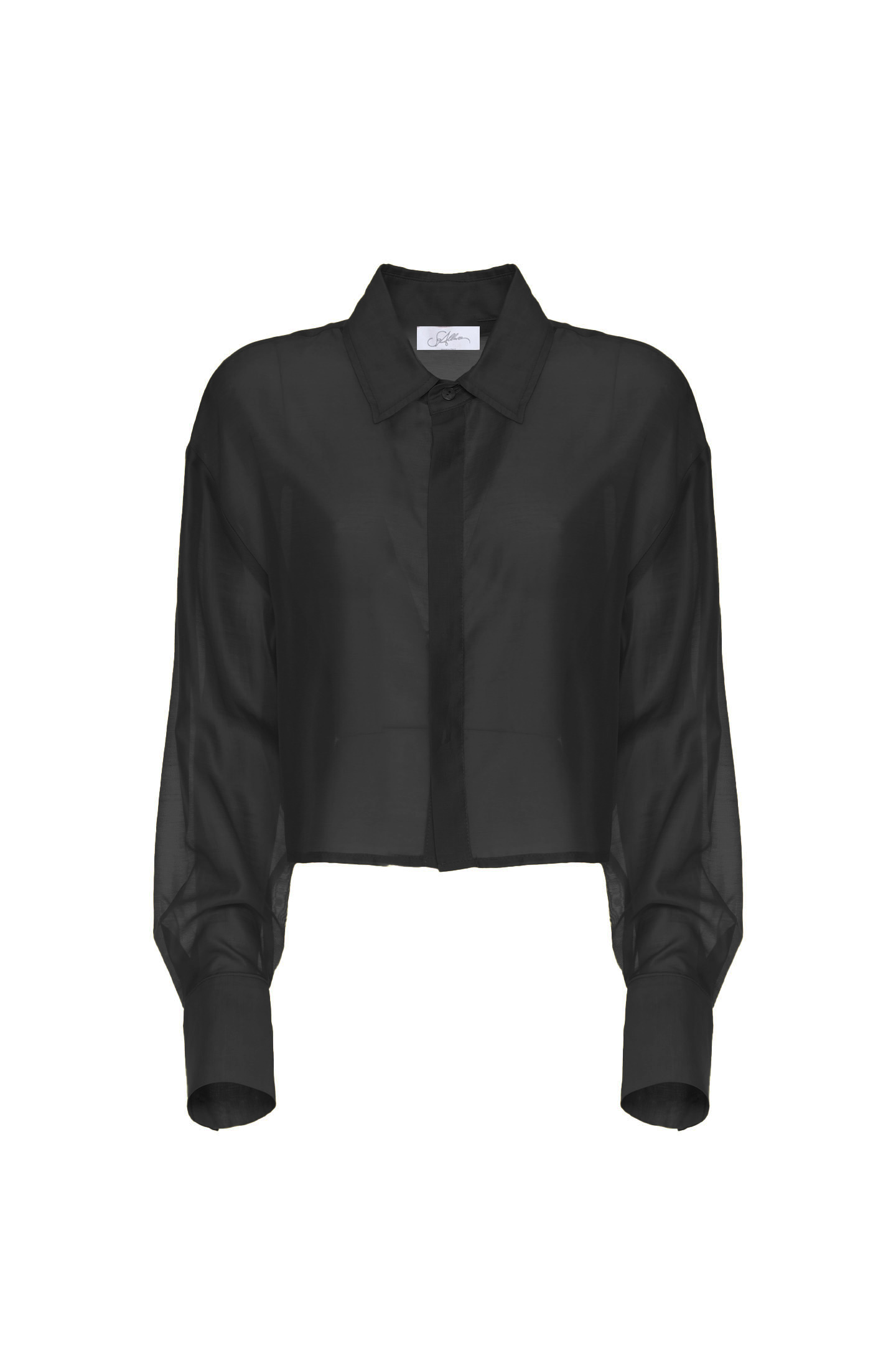 CAMICIA CROPPED IN LYOCELL - immagine 7