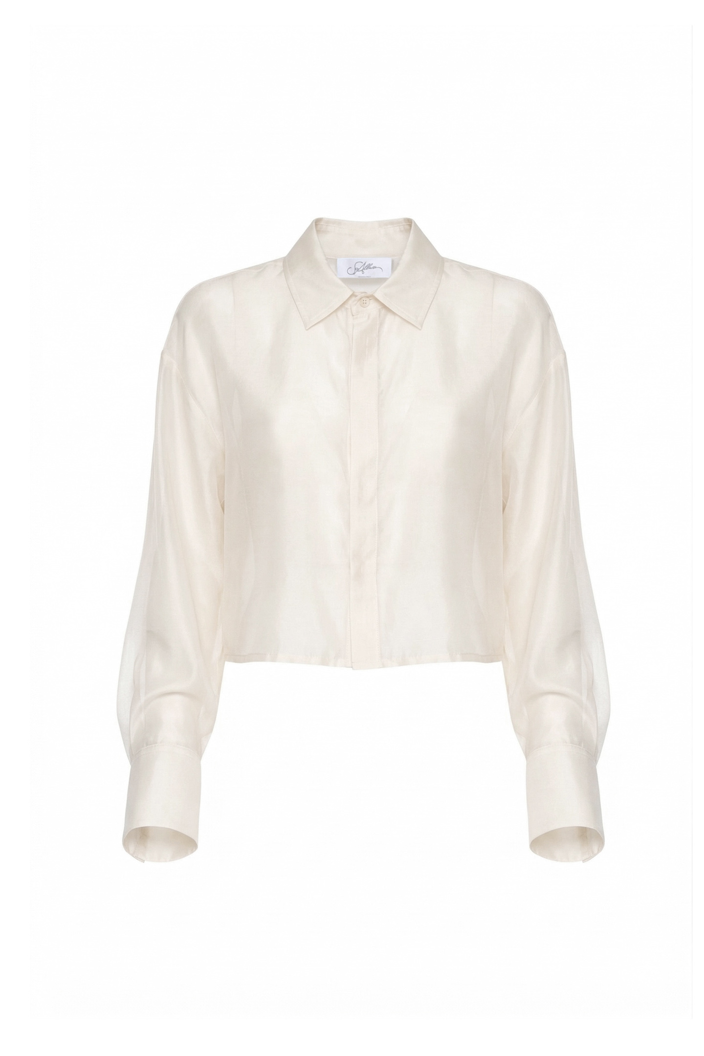 CAMICIA CROPPED IN LYOCELL - immagine 10