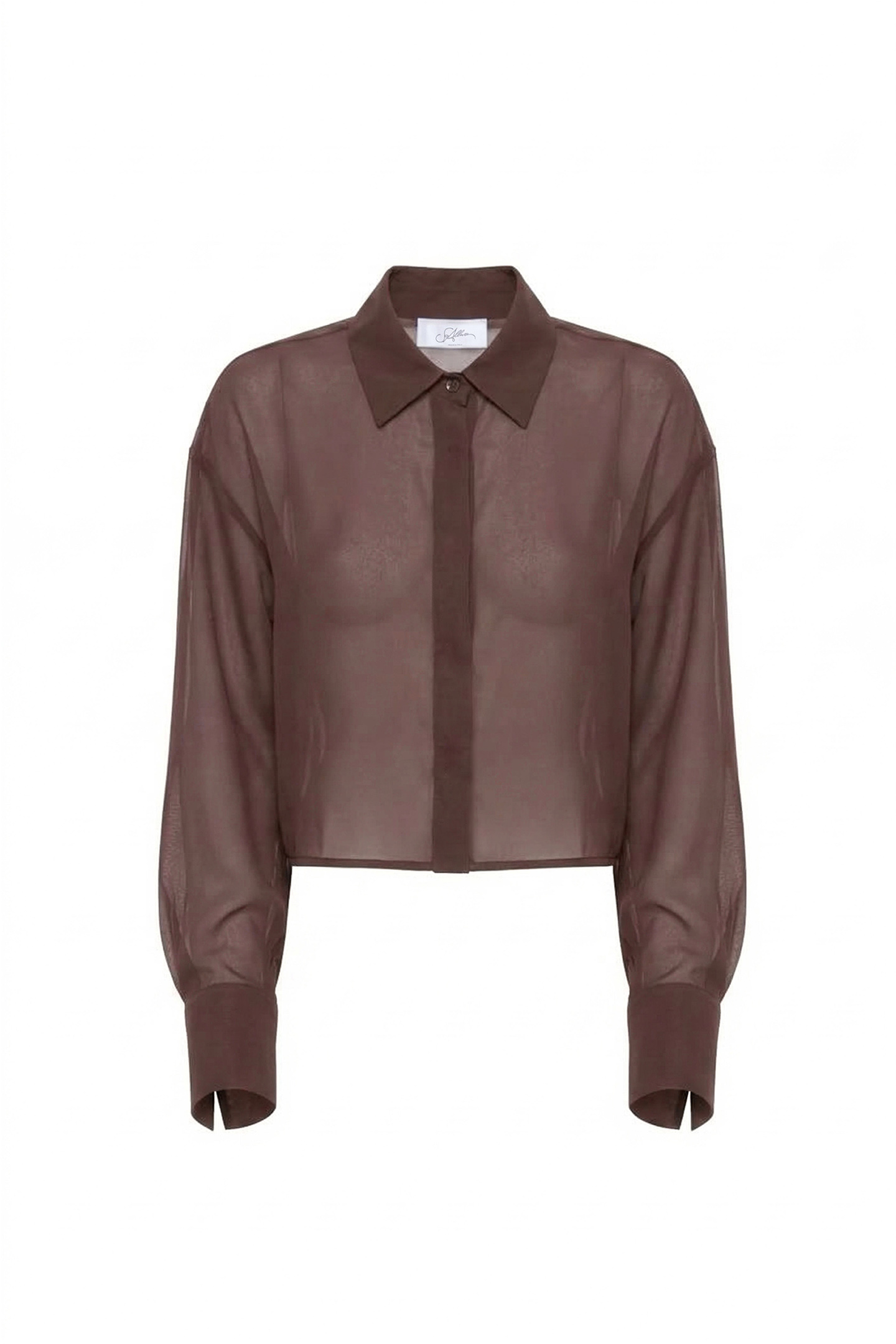 CAMICIA CROPPED IN LYOCELL - immagine 8