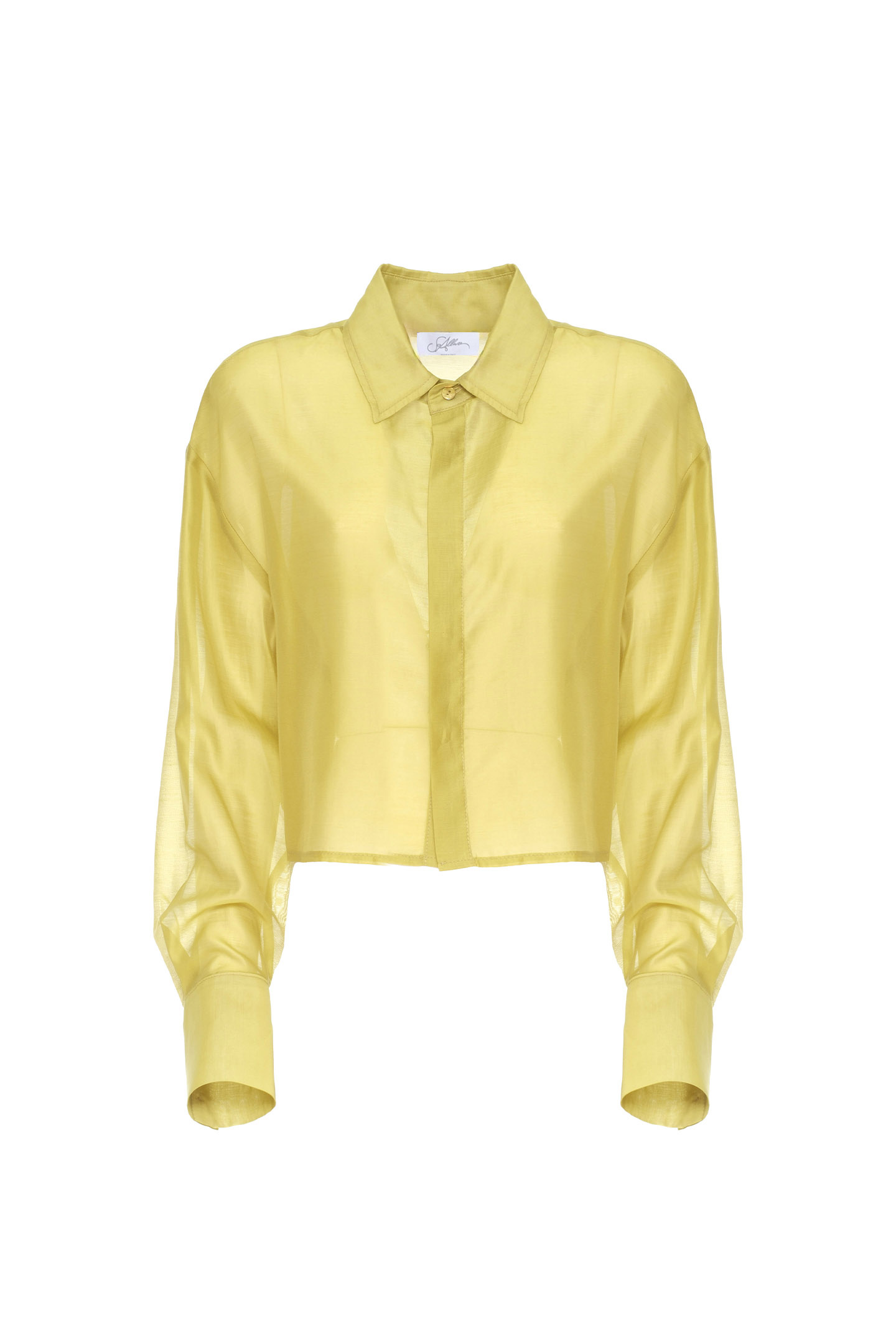 CAMICIA CROPPED IN LYOCELL