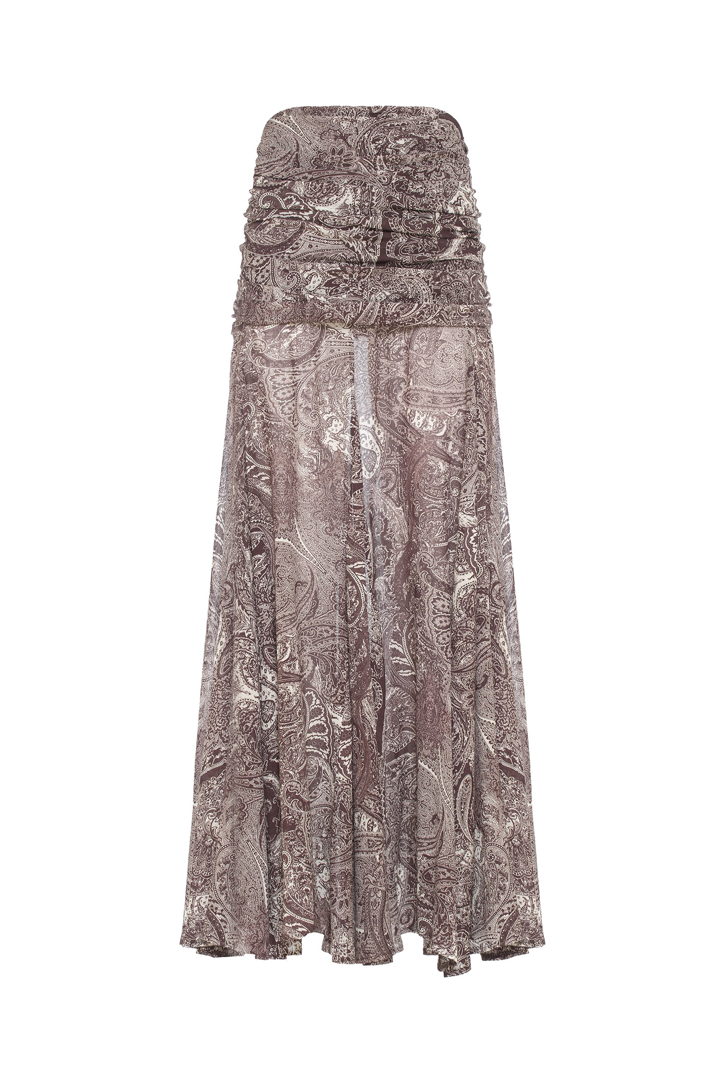 MAXI GONNA CON STAMPA PAISLEY