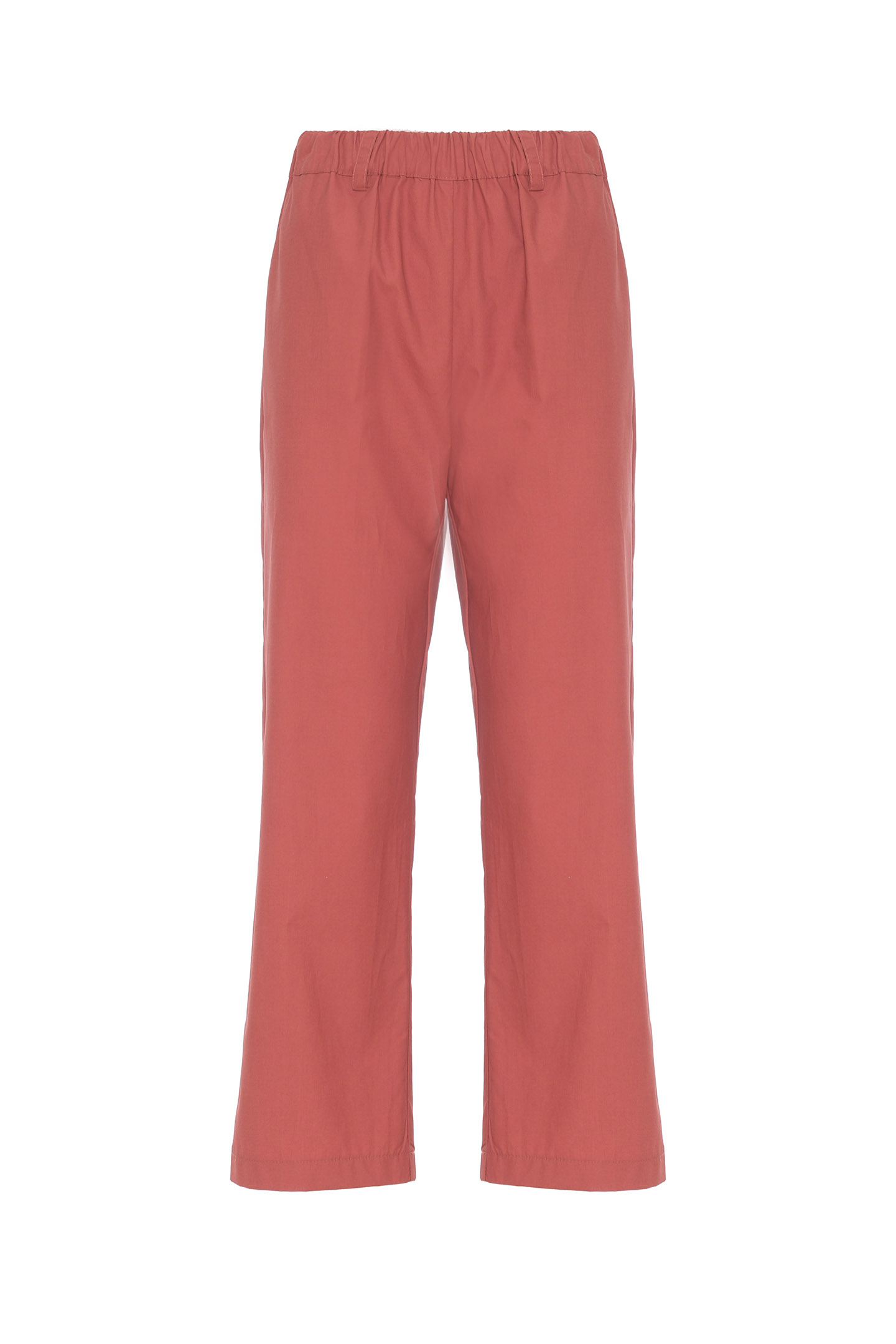PANTALONI DRITTI IN COTONE
