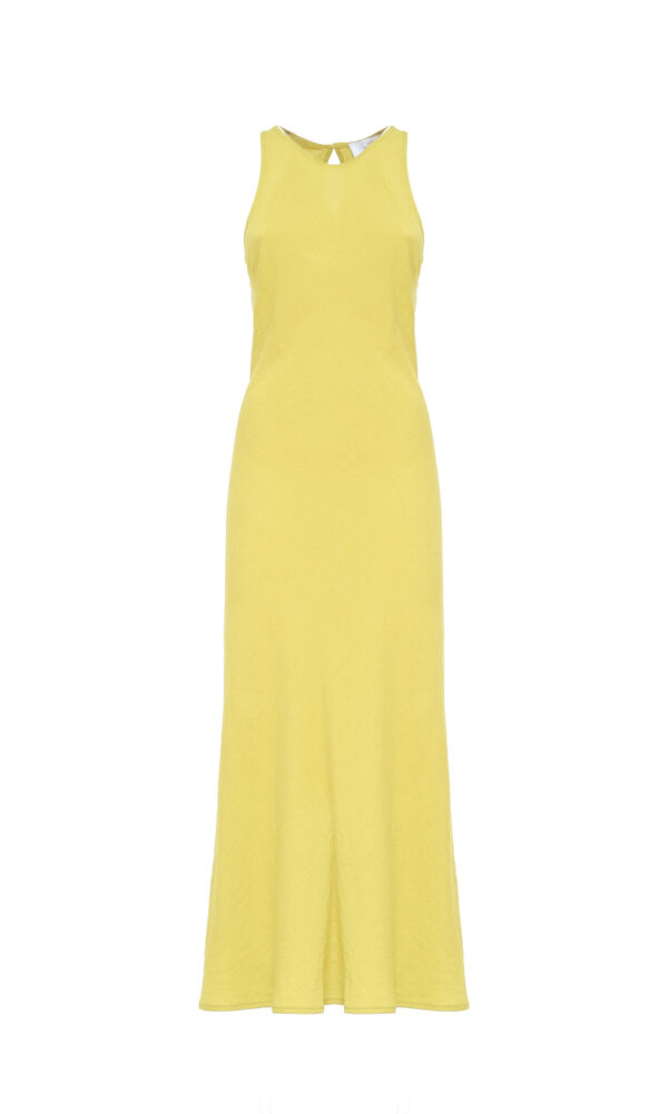 ABITO MIDI SCOLLO HALTER