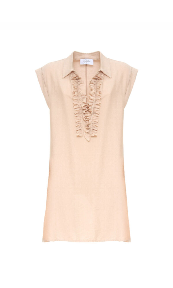 DRESS WITH RUFFLES