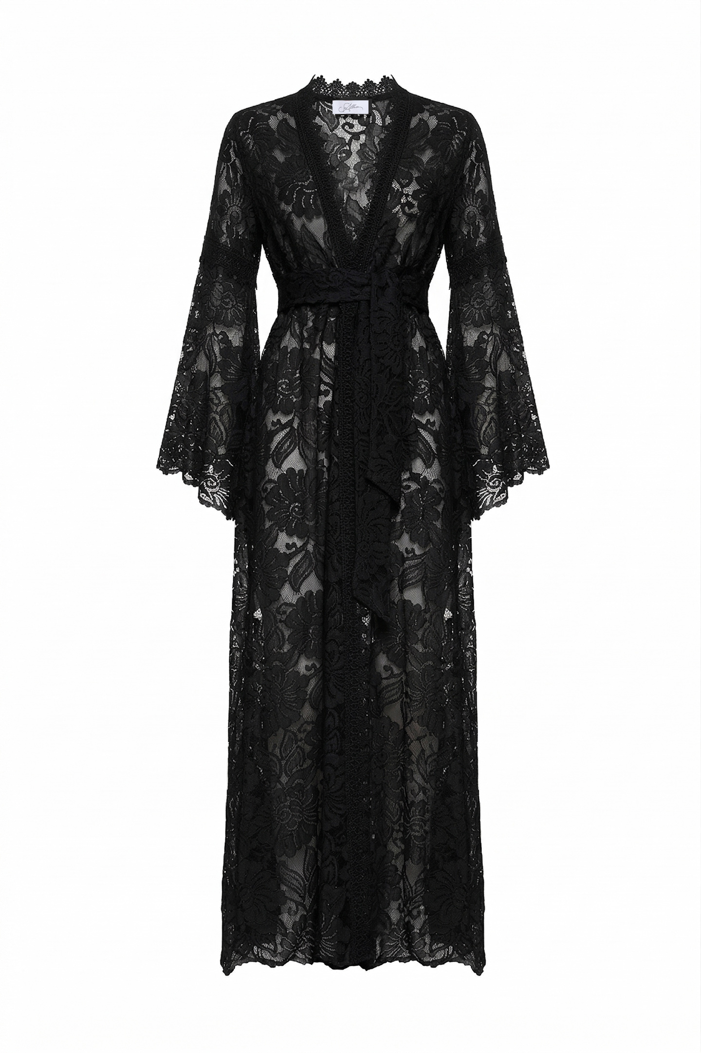 MAXI KIMONO IN MACRAMÉ LACE - Image 9