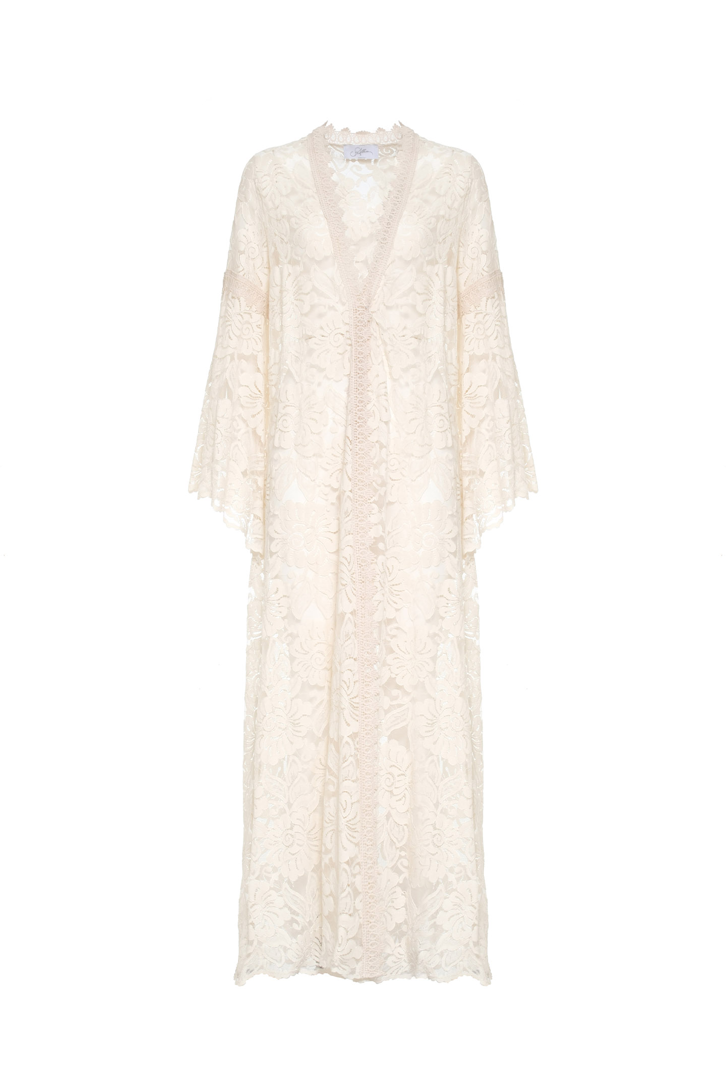 MAXI KIMONO IN MACRAMÉ LACE - Image 10