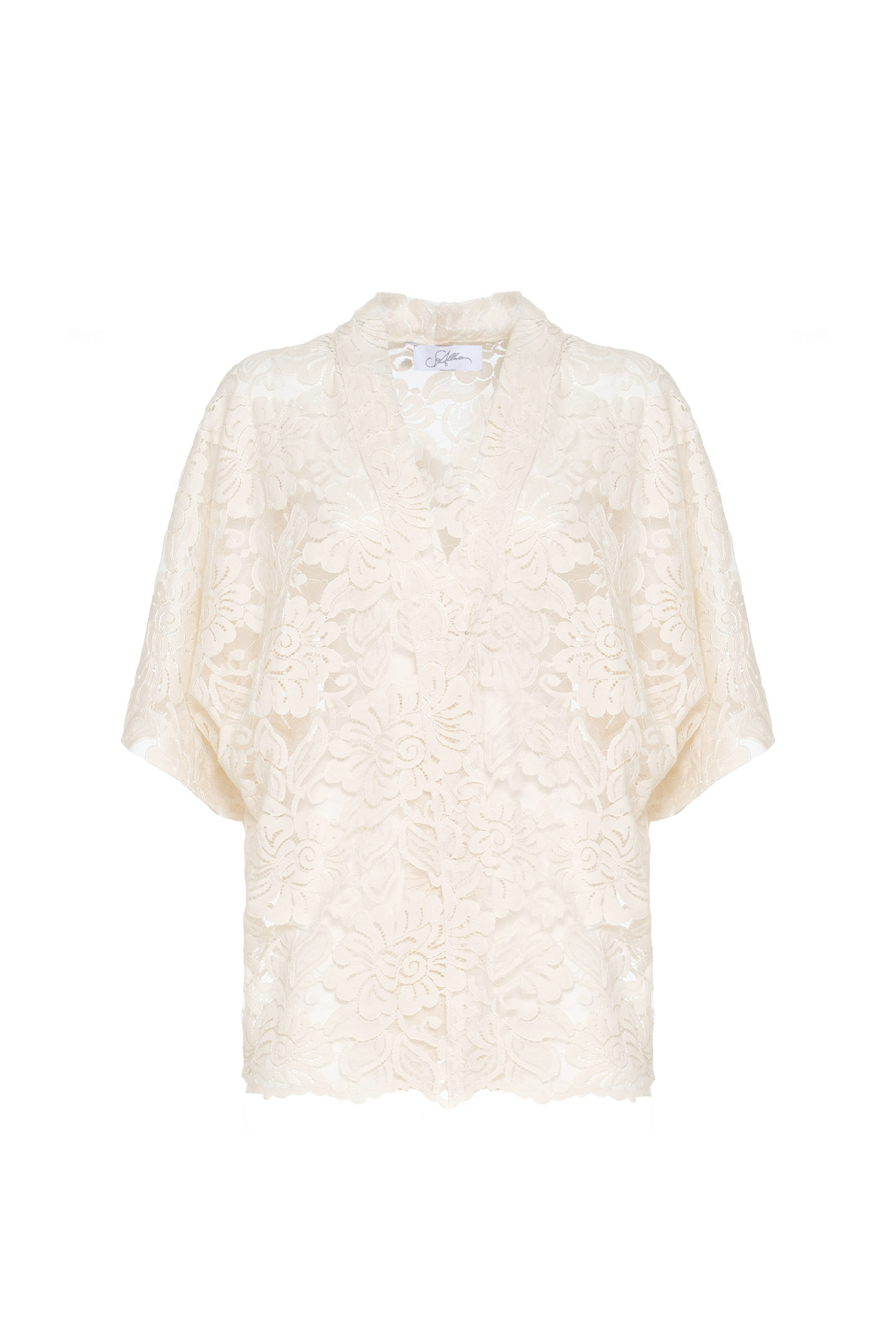 KIMONO IN PIZZO MACRAMÈ