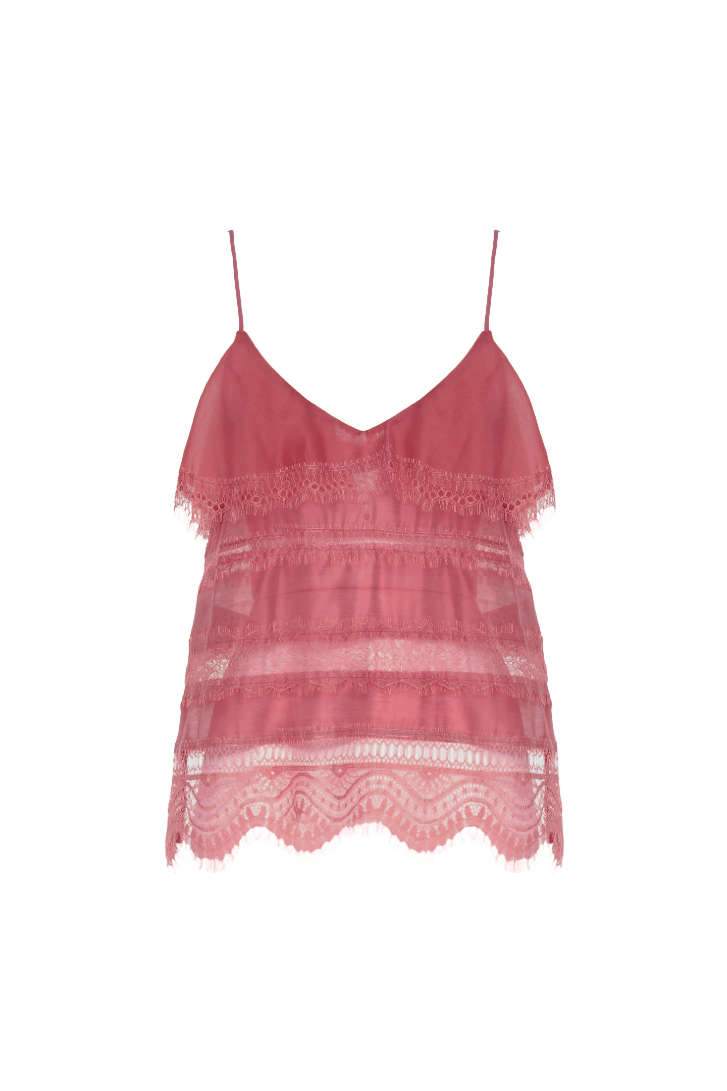 TOP CON INTARSI IN PIZZO - immagine 9