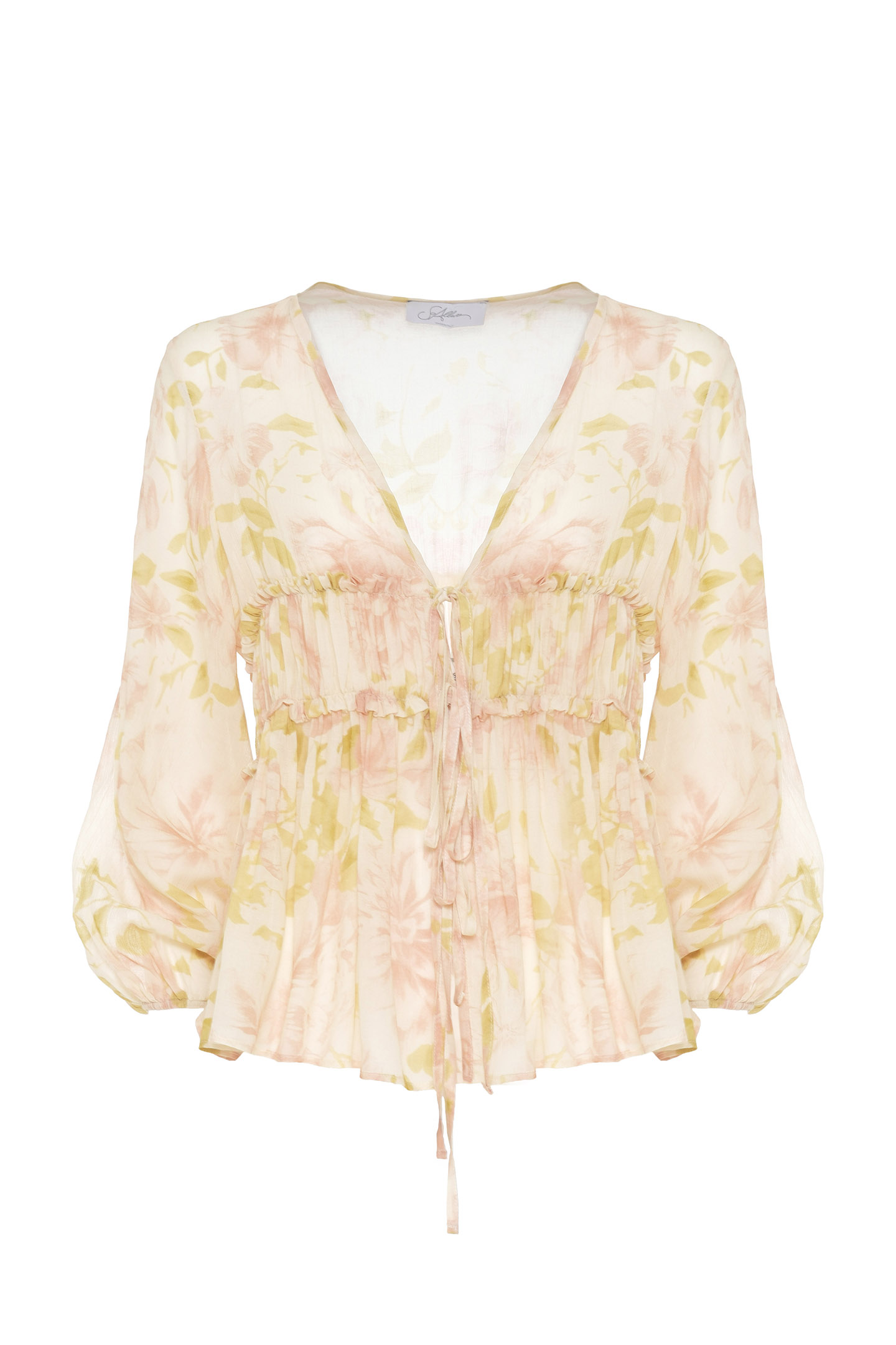 BLUSA CON STAMPA A FIORI