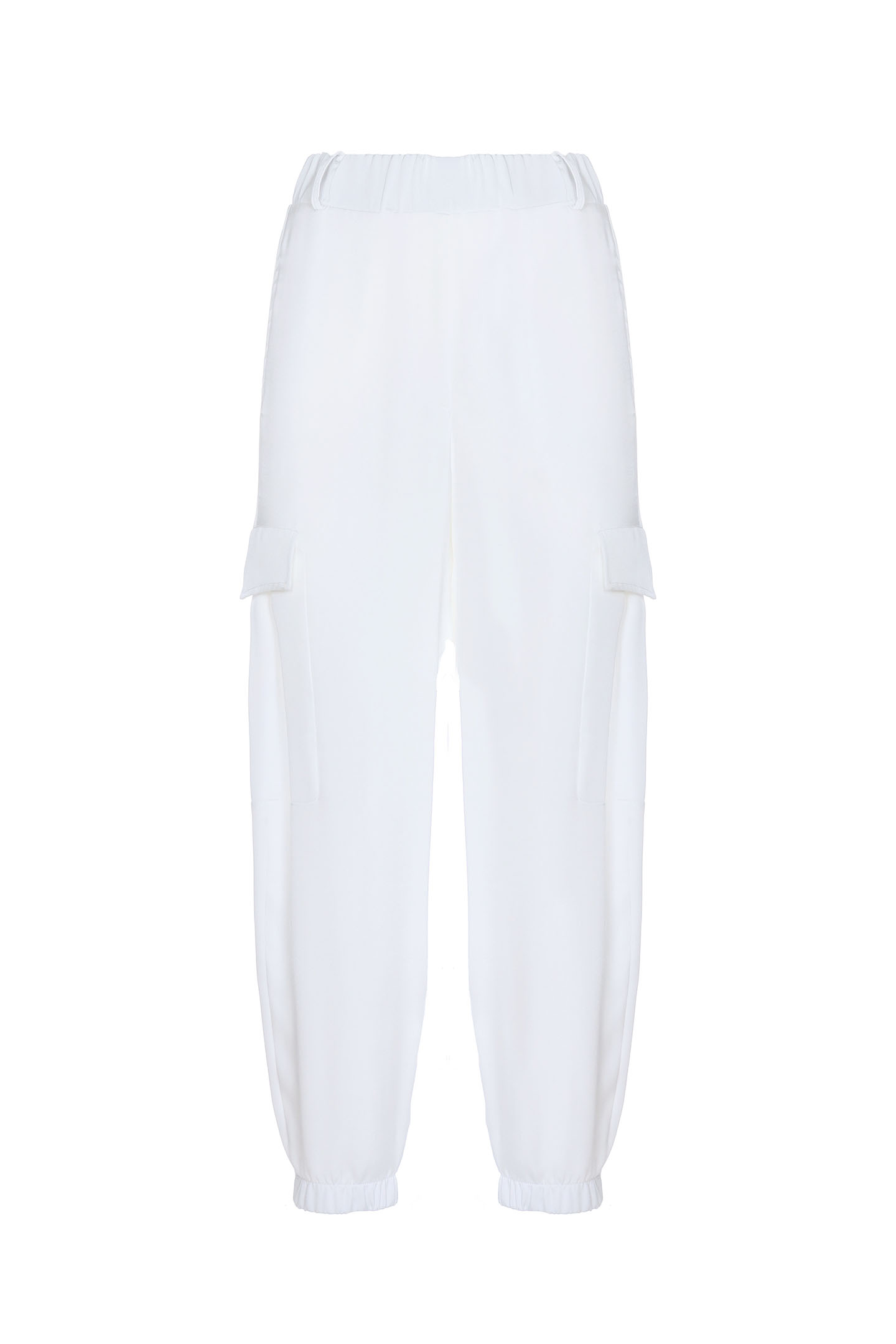 PANTALONI CARGO IN RASO - immagine 8