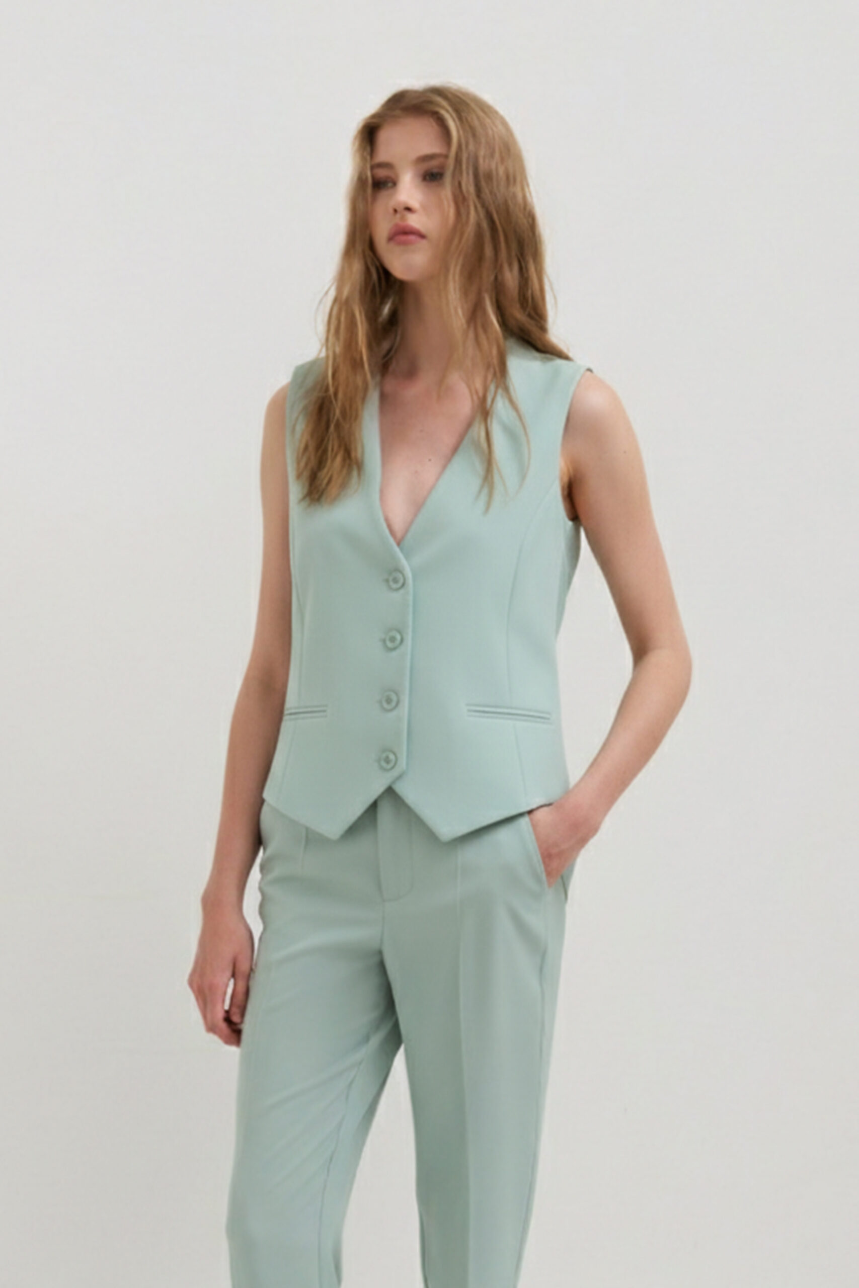 GILET IN CREPE - immagine 2