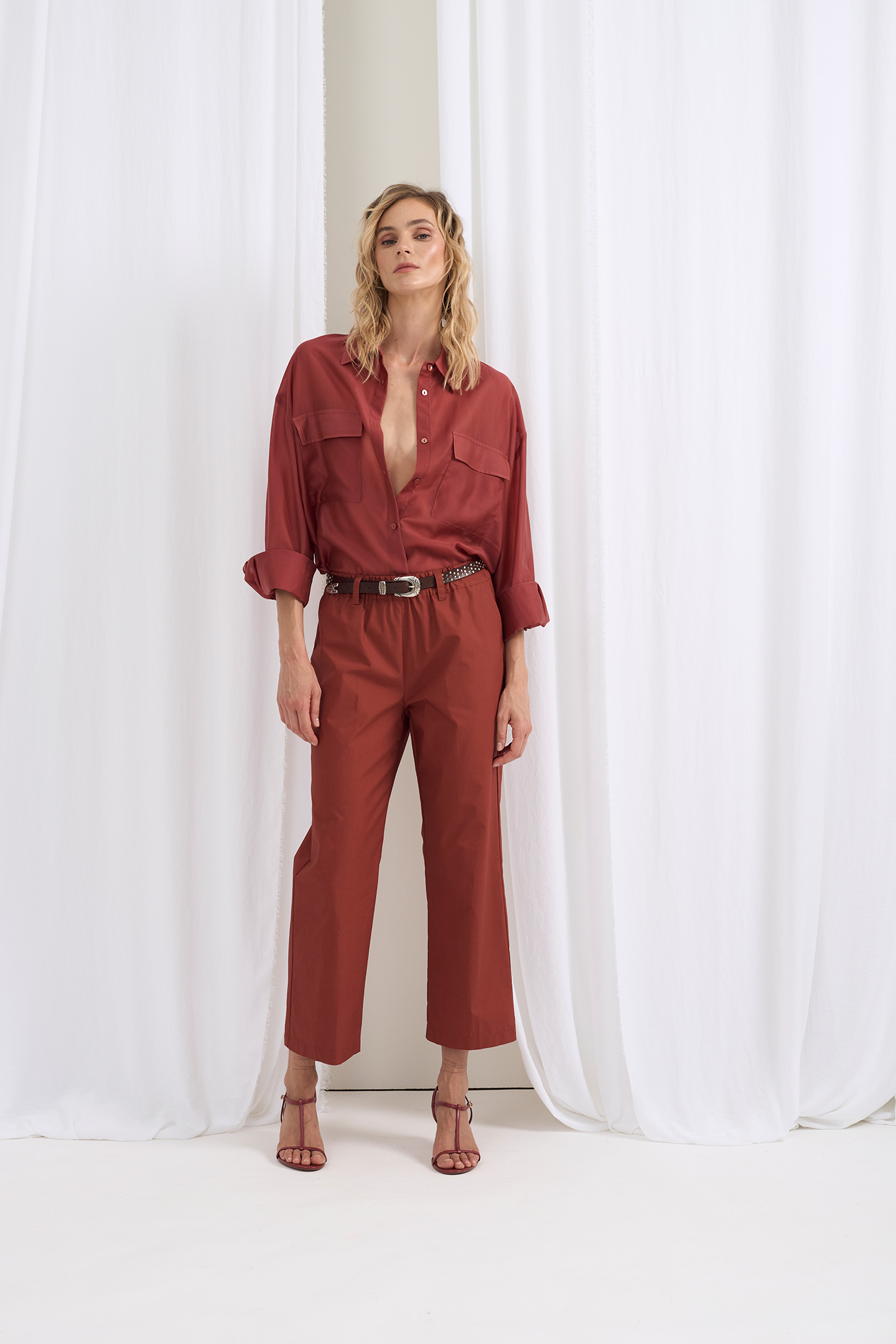 CAMICIA FLUIDA IN LYOCELL - immagine 2