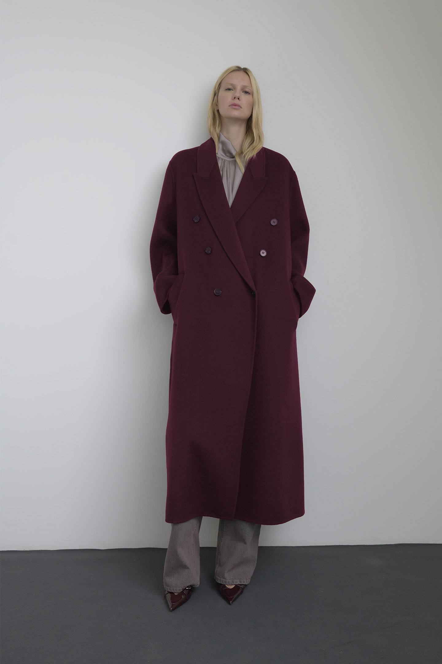 CAPPOTTO LUNGO DOPPIOPETTO IN LANA - immagine 11
