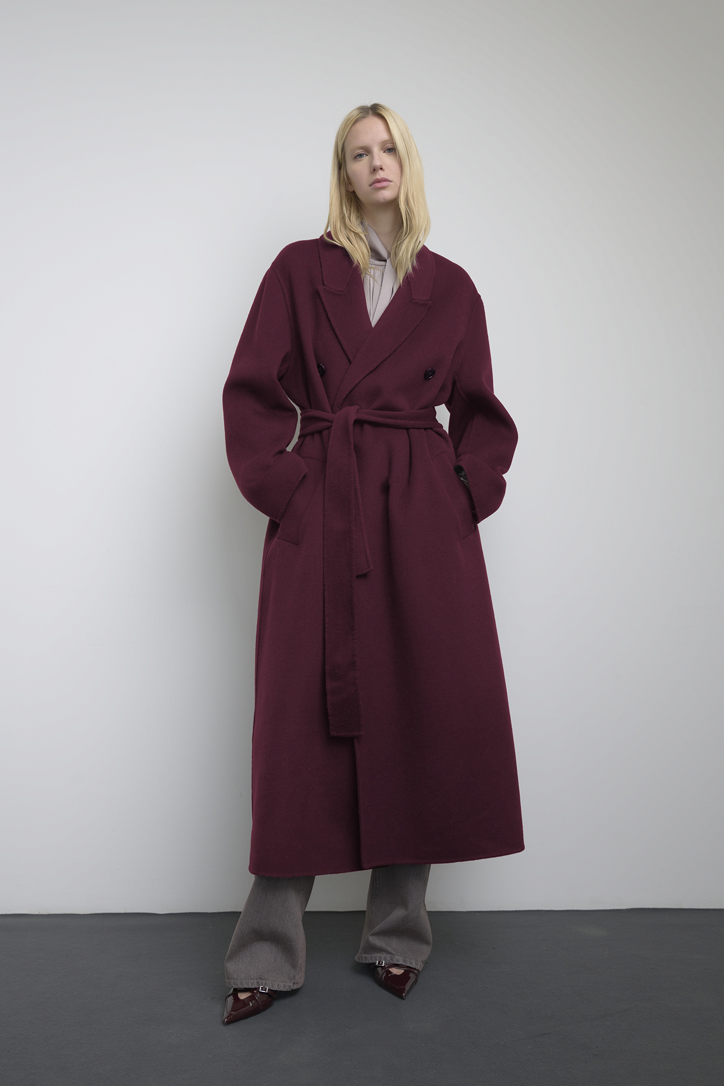 CAPPOTTO LUNGO DOPPIOPETTO IN LANA - immagine 10